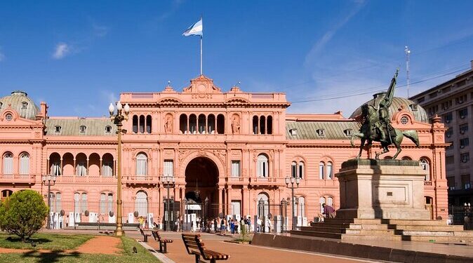 Casa Rosada é a sede da presidência da Argentina. Foto: Divulgação.