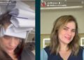 A ex-deputada postou o antes e depois no seu perfil do Instagram.