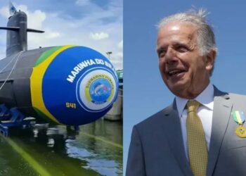 Ministro da Defesa, José Múcio, participa de lançamento do submarino Humaitá
