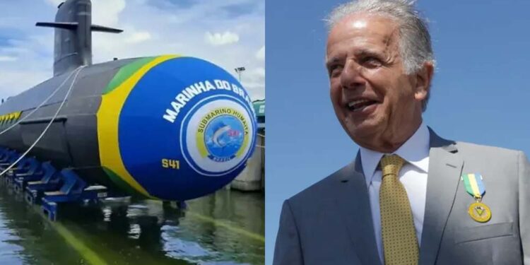 Ministro da Defesa, José Múcio, participa de lançamento do submarino Humaitá