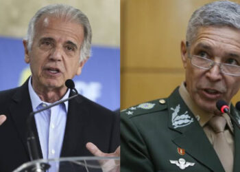 Ministro da Defesa, José Múcio e o General Juarez Pereira