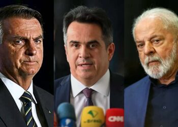 Jair Bolsonaro, Ciro Nogueira e Lula (Da esq. para dir.)