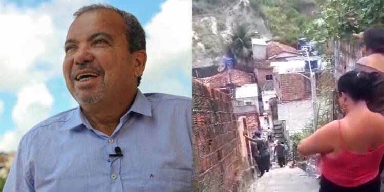 Vereador Hélio Guabiraba (PSB) foi "expulso" da comunidade por moradora