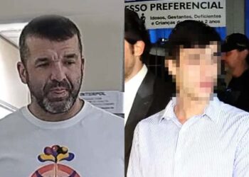 Thiago Brennand e o filho