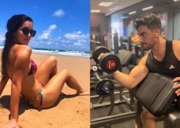 Mariana Paiva e o médico e ex-namorado, Rodrigo Rocha