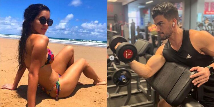 Mariana Paiva e o médico e ex-namorado, Rodrigo Rocha