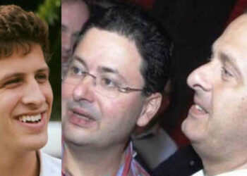 João Campos, Antônio Campos e Eduardo Campos (Da esq. para dir.)