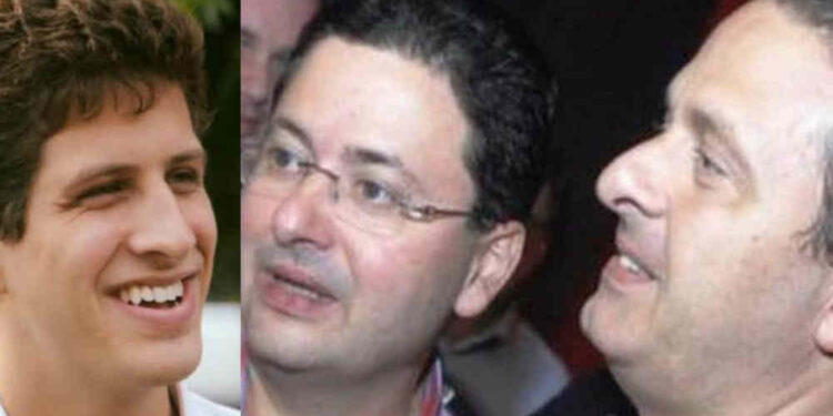 João Campos, Antônio Campos e Eduardo Campos (Da esq. para dir.)