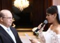 O governador Ibaneis Rocha e a primeira-dama Mayara Noronha