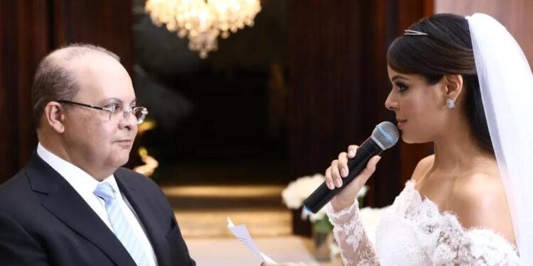 O governador Ibaneis Rocha e a primeira-dama Mayara Noronha