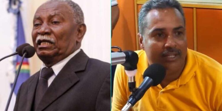 O prefeito de Carpina Manuel Botafogo (esq) já escolheu o seu sucessor, o secretário, Aldinho de Danone (dir).