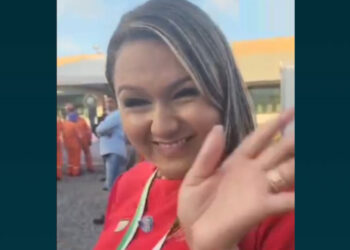 Maria Eduarda compartilha momento especial com o primo presidente.