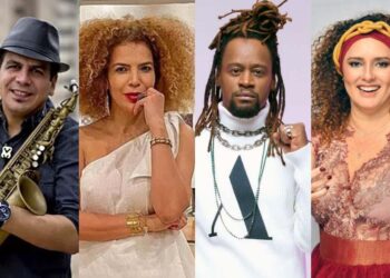 Maestro Spock e Vanessa da Mata e Toni Garrido e Gerlane Lops