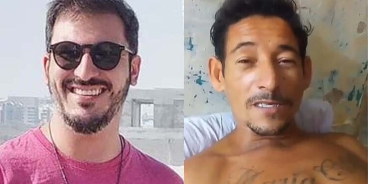 Edvar, 35 anos é o assassino do turista carioca Talles também de 35 anos