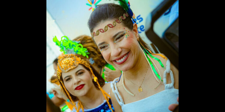 Governadora Raquel Lyra e a vice Priscila Krause