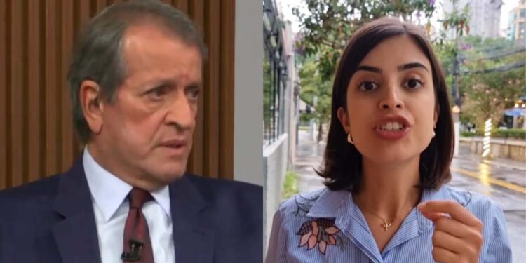 Valdemar Costa Neto (PL) e Tabata Amaral (PSB)