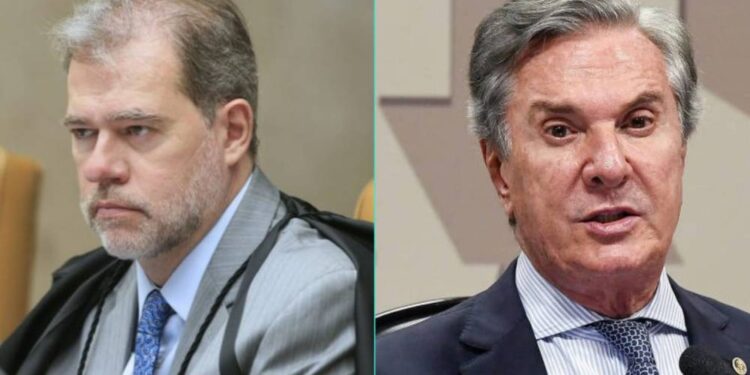 Ministro Dias Toffoli pede vista e suspende julgamento de recurso de Fernando Collor no STF.