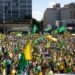 Bolsonaristas reunidos em 2020 na Avenida Paulista.
