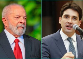 Presidente Lula e o ministro dos Portos e Aeroportos Sílvio Costa Filho.