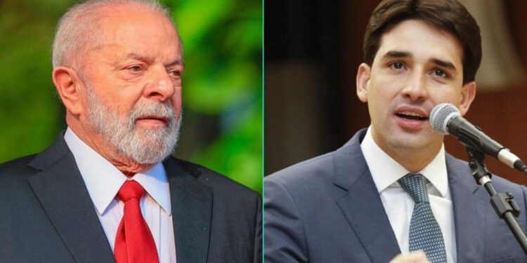 Presidente Lula e o ministro dos Portos e Aeroportos Sílvio Costa Filho.
