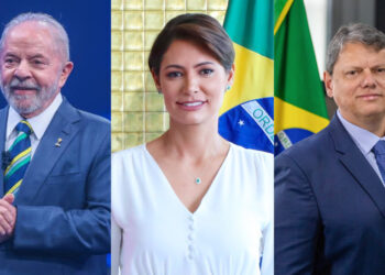 Pesquisa do PL mostra uma disputa entre Lula, Michelle e Tarcísio