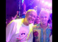 Mozart Sales e João Campos se encontraram no carnaval do Recife