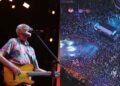 Gilberto Gil durante show no Marco Zero, no Carnaval do Recife 2024