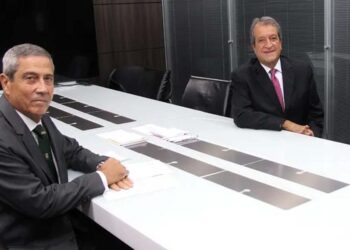 General Walter Braga Netto e o presidente do PL Valdemar Costa Neto