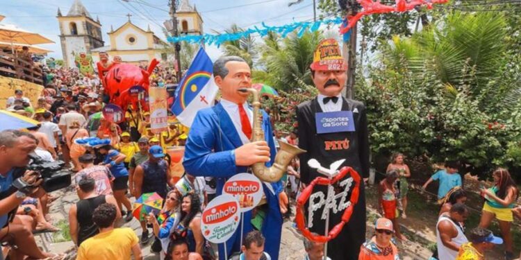 Desfile do bloco Bacalhau do Batata