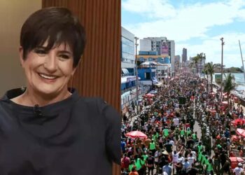 Mônica Waldvogel não percebeu que reportagem era sobre festa tradicional de Salvador
