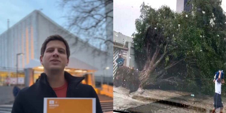 Em NY, prefeito João Campos (PSB) sofre críticas após alagamentos no Recife