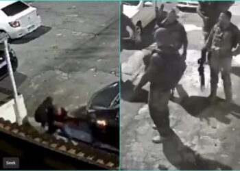 O fogo amigo aconteceu na comunidade Jorge Turco, em Rocha Miranda, Zona Norte do Rio de Janeiro, ninguém ficou ferido.