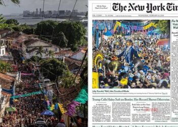 Carnaval de Olinda foi "capa" do New York Times