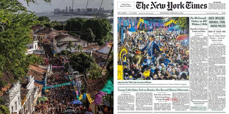Carnaval de Olinda foi "capa" do New York Times