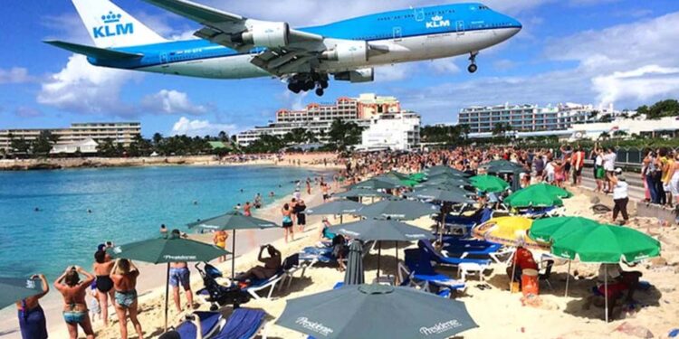 Ilha de San Martin, no Caribe