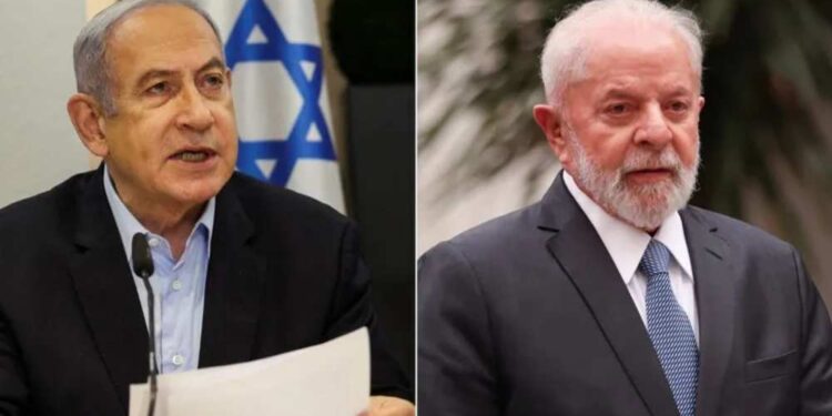Netanyahu critica Lula por comparação entre Israel e nazismo.