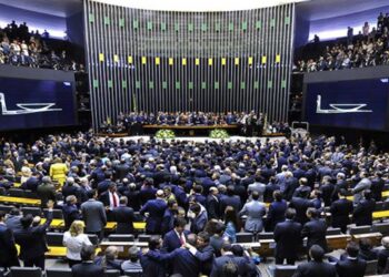 Plenário da Câmara dos Deputados, em Brasília