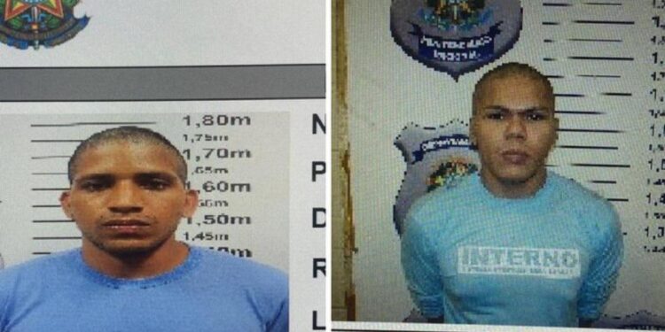 Os fugitivos são integrantes do Comando Vermelho.