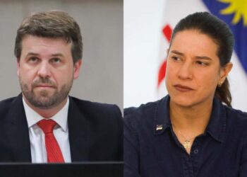 Eduardo Porto (TCE) e a governadora Raquel Lyra (PSDB)