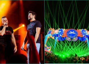 A dupla sertaneja Zé Neto & Cristiano no Camarote Boa Viagem.