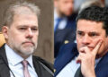 Ministro do STF Dias Toffoli e o Senador Sérgio Moro