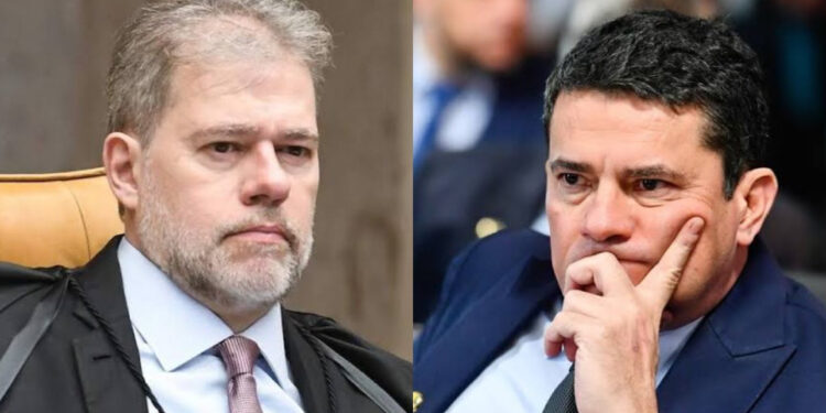 Ministro do STF Dias Toffoli e o Senador Sérgio Moro