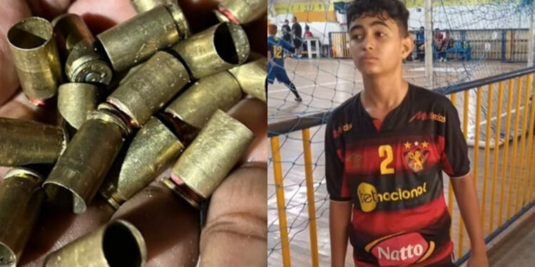 Segundo a família, ele estava conversando com duas colegas quando criminosos e policiais chegaram atirando para todos os lados