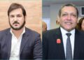 Antonio Rueda (esq) pede a Kassio Nunes investigação após incêndio em sua residência.