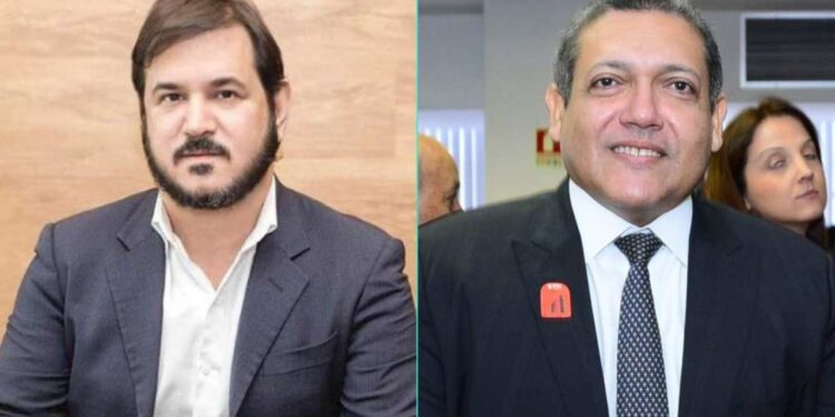 Antonio Rueda (esq) pede a Kassio Nunes investigação após incêndio em sua residência.