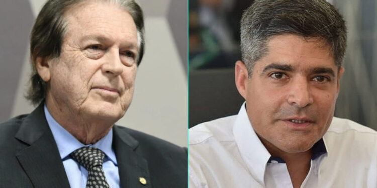 Luciano Bivar (esq) e AMC Neto (dir).