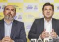 O ex-secretário da saúde Jailson Correia e o ex-prefeito Geraldo Julio (PSB)