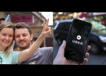 A deputada federal Júlia Zanatta (PL-SC) e seu marido, Guilherme Colombo