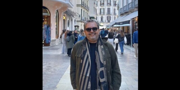 O jornalista Ricardo Antunes em merecidas férias no "Velho Mundo"