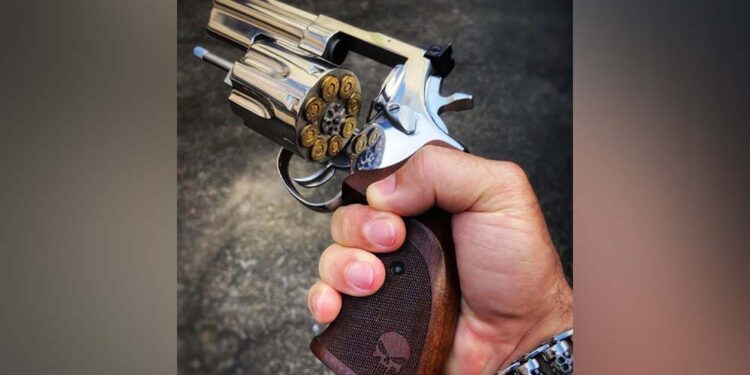 Arma que matou encanador é um revólver Taurus 38 mm